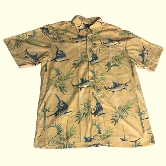REEL LEGENDS Fisherman’s Performance Button Down Shortsleeve Shirt - Picture 1 of 10
